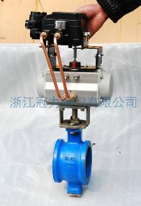 气动V型调节球阀,刀闸阀,梅花型刀闸阀